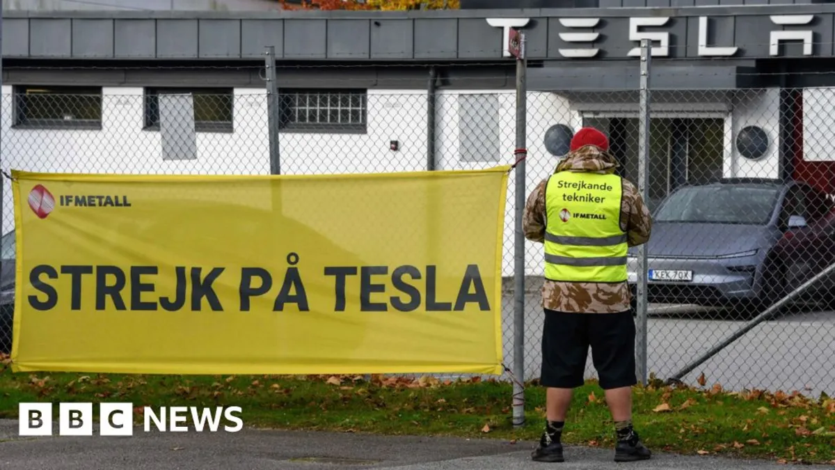 Tesla's Ongoing Struggle: Swedish Mechanics Mark Two Years on Strike