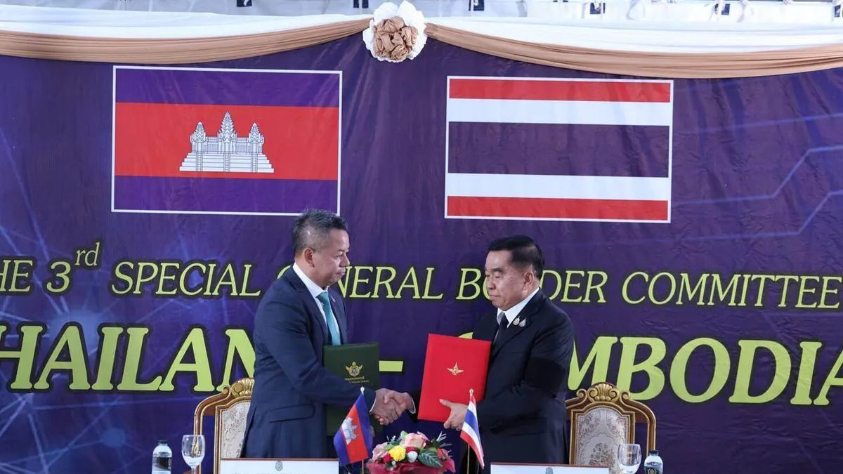 Thailand and Cambodia Sign Ceasefire to End Border Conflict