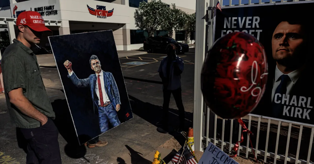 Thousands Gather in Phoenix to Honor Conservative Activist Charlie Kirk