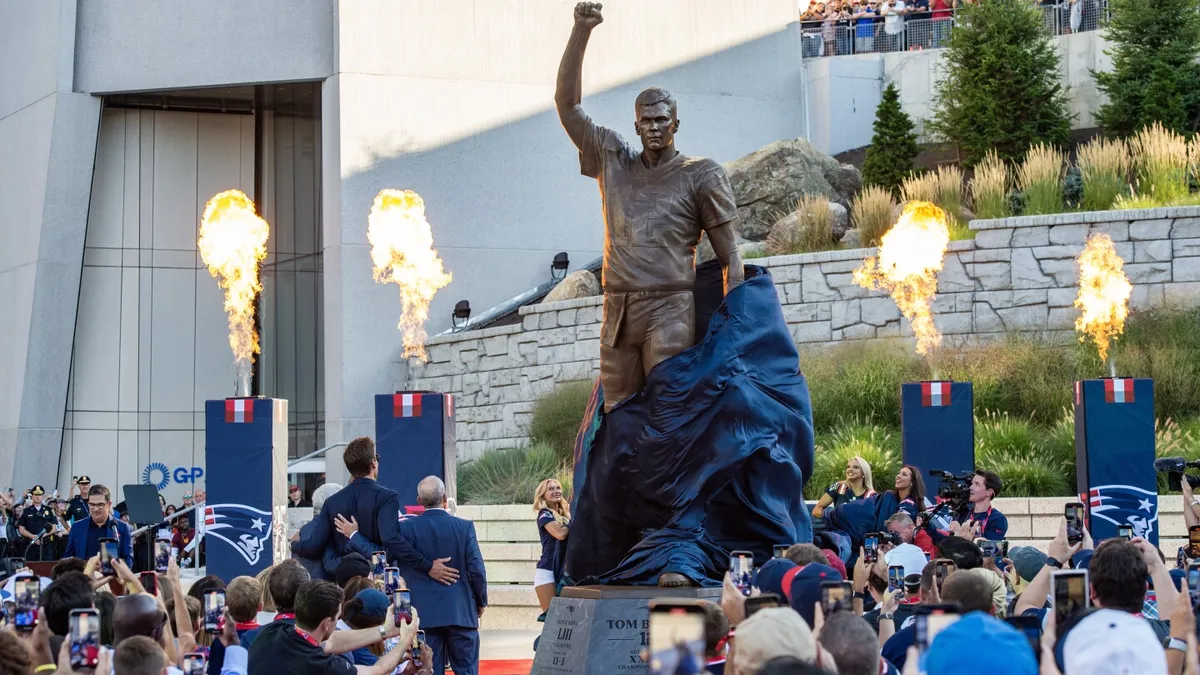 Tom Brady Unveils His Bronze Statue: A Touching Tribute or Just a Laugh?