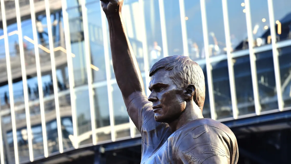 Tom Brady Unveils Iconic 17-Foot Statue Celebrating His Legendary Career