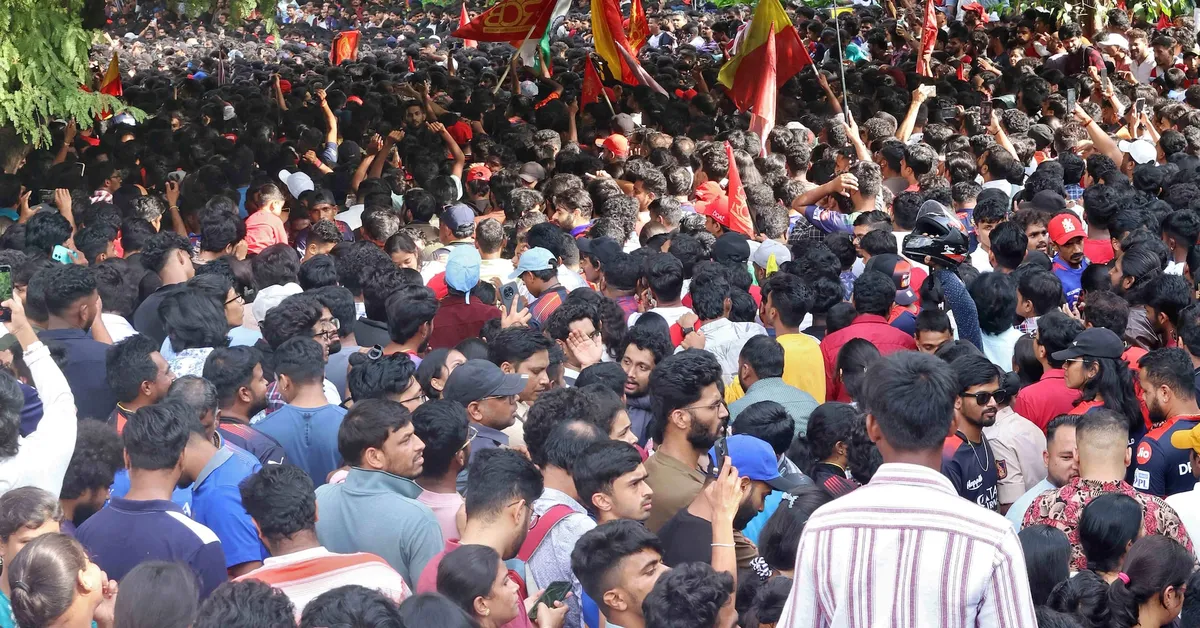 Tragedy Strikes at Cricket Celebration: 7 Dead in Bengaluru Stampede