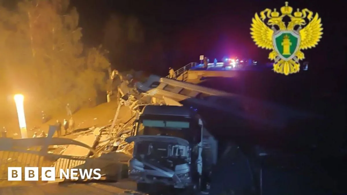 Tragedy Strikes: Bridge Collapse in Russia Claims At Least Seven Lives