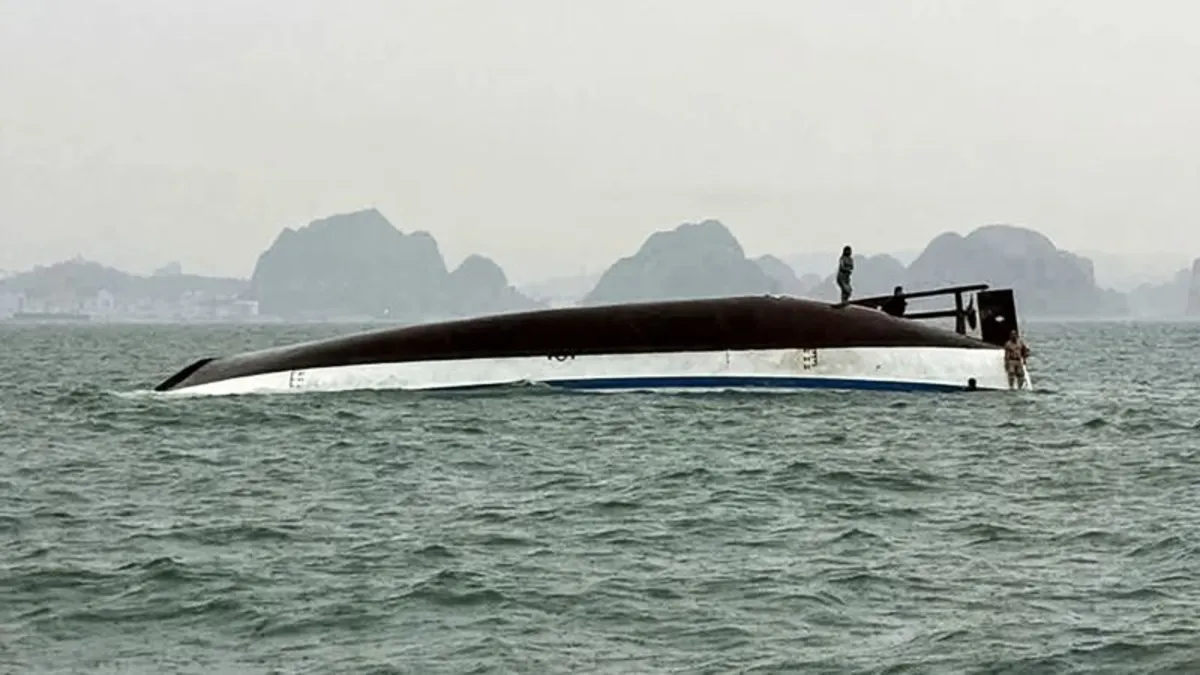 Tragedy Strikes: Tourist Boat Capsizes in Vietnam's Halong Bay