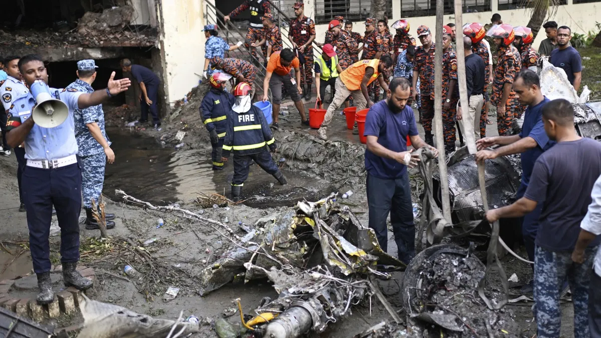 Tragic Bangladesh Air Force Plane Crash: 19 Lives Lost at Dhaka School