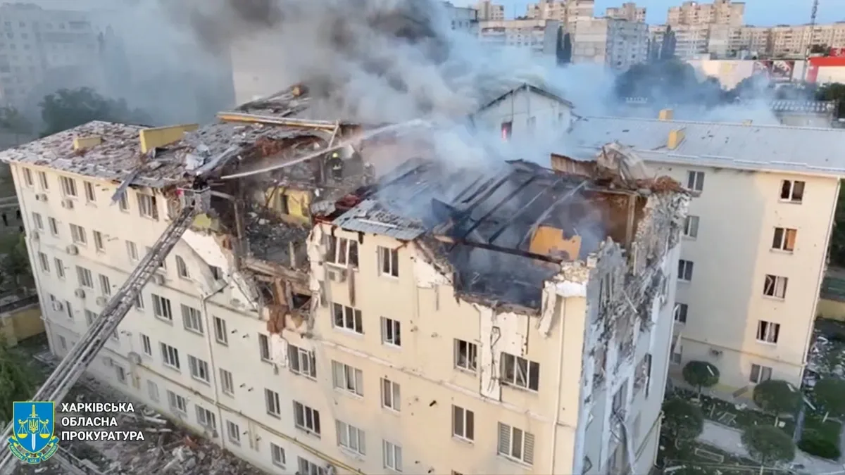Tragic Drone Strike in Kharkiv Claims Lives of Seven, Including Children