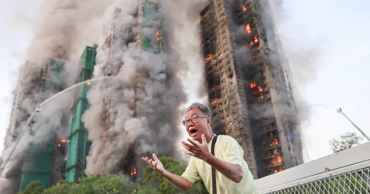 Tragic Fire in Hong Kong Claims 44 Lives, Three Arrested for Manslaughter