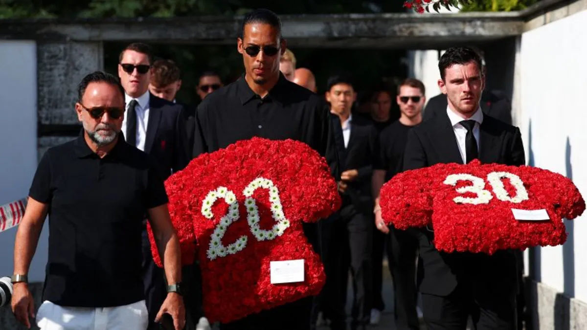 Tragic Loss: Diogo Jota and Brother Laid to Rest Amid Tearful Tributes