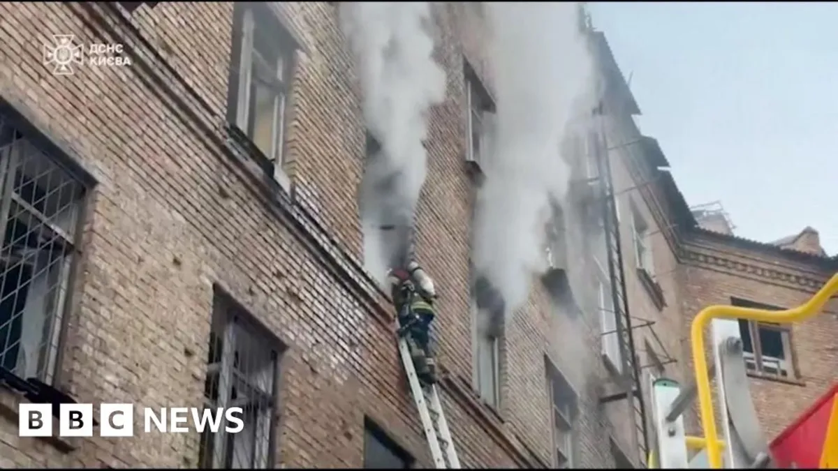 Tragic Night in Ukraine: Russian Strikes Claim Lives as Tensions Escalate