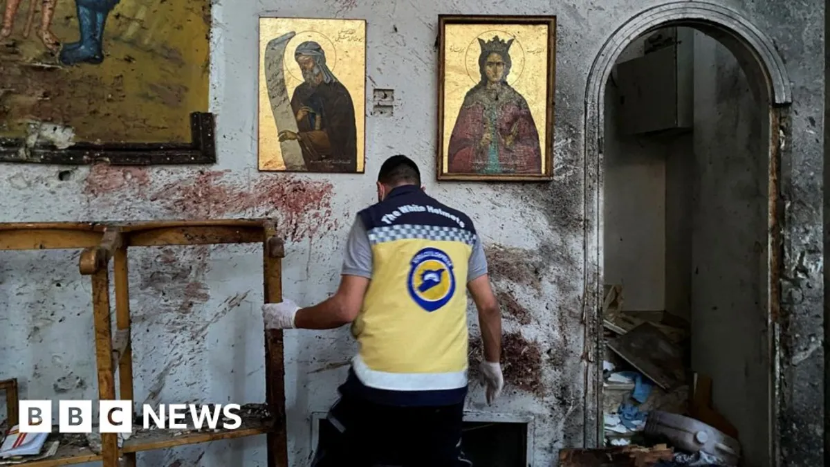 Tragic Suicide Bombing at Church in Damascus Claims 20 Lives