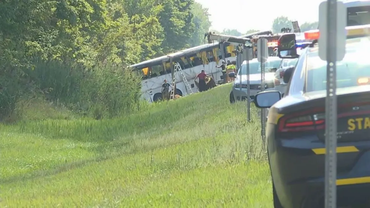 Tragic Tour Bus Rollover on I-90 Claims Five Lives: What We Know