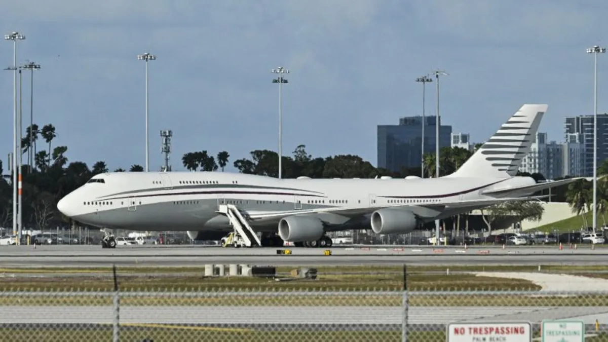 Transforming Trump's Qatar Jet into Air Force One: A Costly Security Challenge