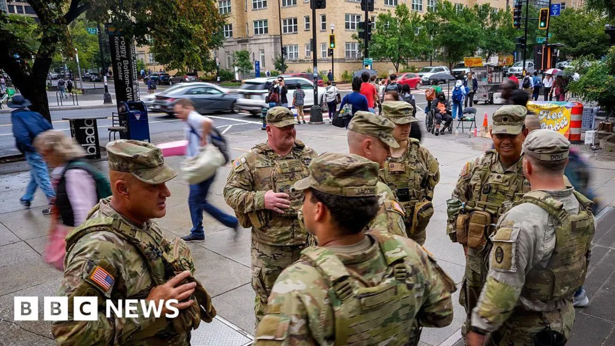 Trump Administration Arms National Guard in Washington Amid Crime Crackdown