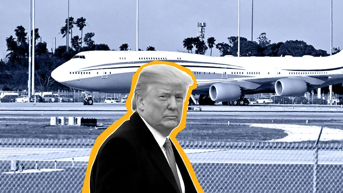 Trump Claims Air Force One Can't Compete with Gulf Leaders' Jets