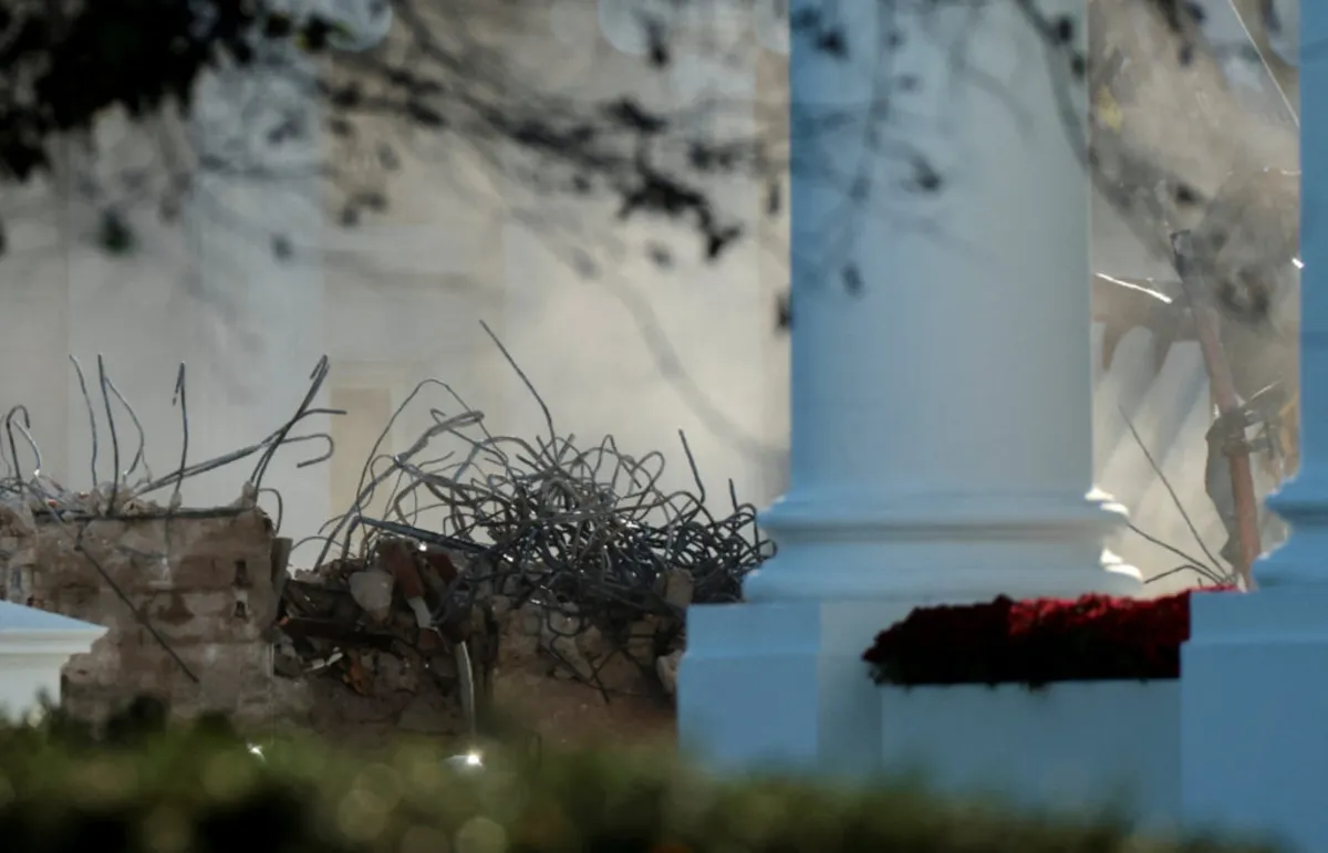 Trump Demolishes White House East Wing for Ambitious $300 Million Ballroom