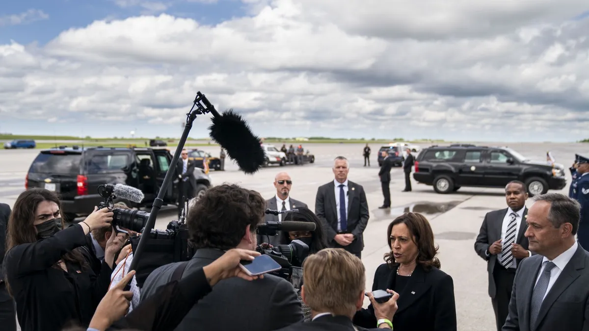 Trump Revokes Secret Service Protection for Kamala Harris Ahead of Book Tour