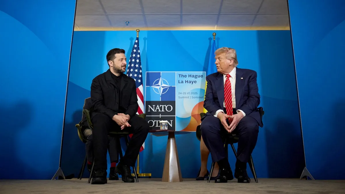 Trump Signals Potential Support for Ukraine Amid NATO Summit Meeting
