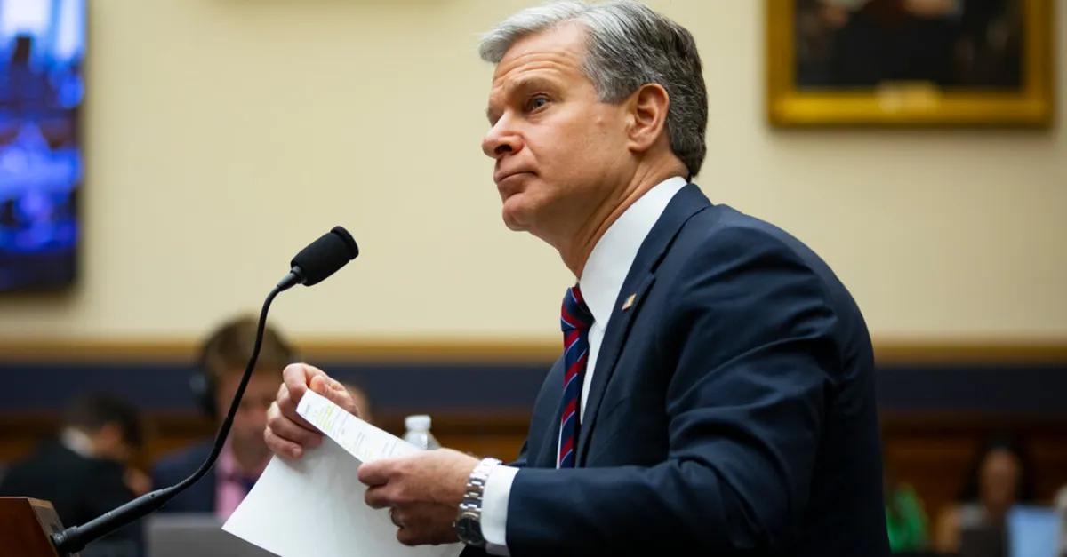 Trump Suggests DOJ May Investigate FBI Director Wray Amid Comey Indictment