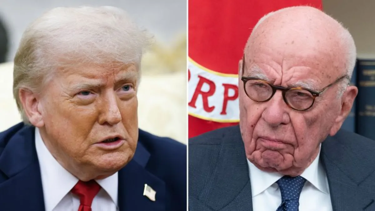 Trump Threatens Lawsuit Against Wall Street Journal Over Epstein Letter