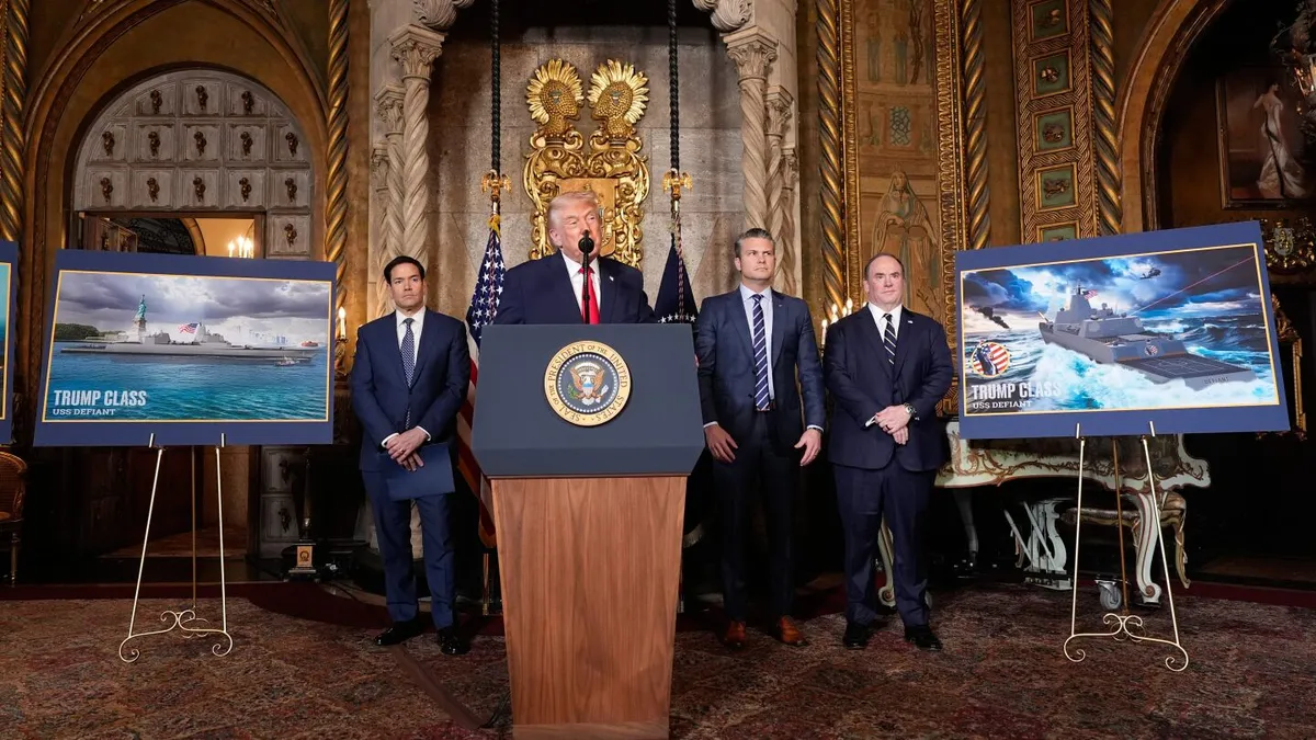 Trump Unveils Ambitious Plan for Revolutionary New Navy Battleship