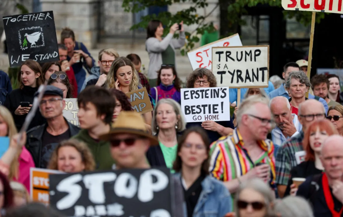 Trump's Controversial Golf Outing in Scotland Sparks Nationwide Protests