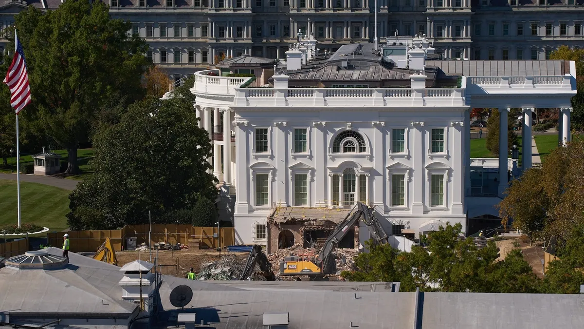Trump's Grand Ballroom Project Dismantles Historic Trees at the White House