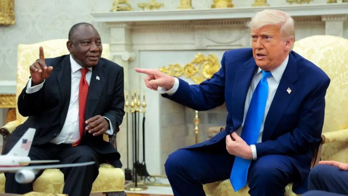 Trump's Oval Office Stunt: A Dramatic Encounter with South Africa's President