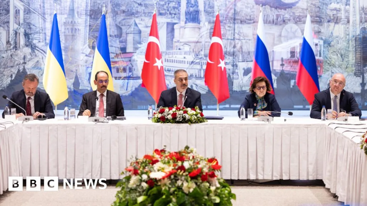 Ukraine and Russia Engage in Historic Peace Talks Amid Ongoing Conflict