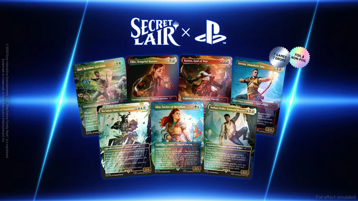 Unleash Iconic PlayStation Characters in Magic: The Gathering's New Secret Lair Superdrop!