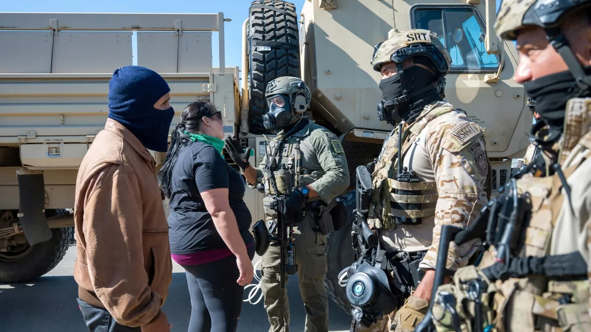 U.S. Army Veteran's Tear Gas Ordeal During Immigration Raid Raises Alarm