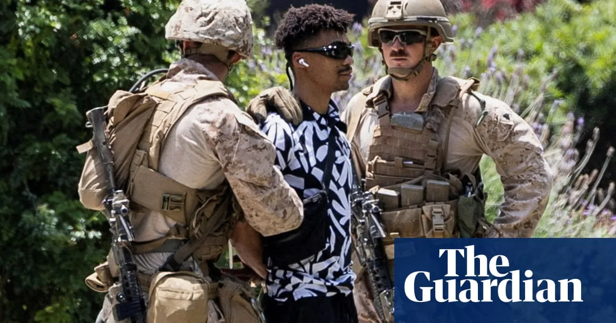 US Marines Detain Civilian in Controversial LA Deployment Amid Protests