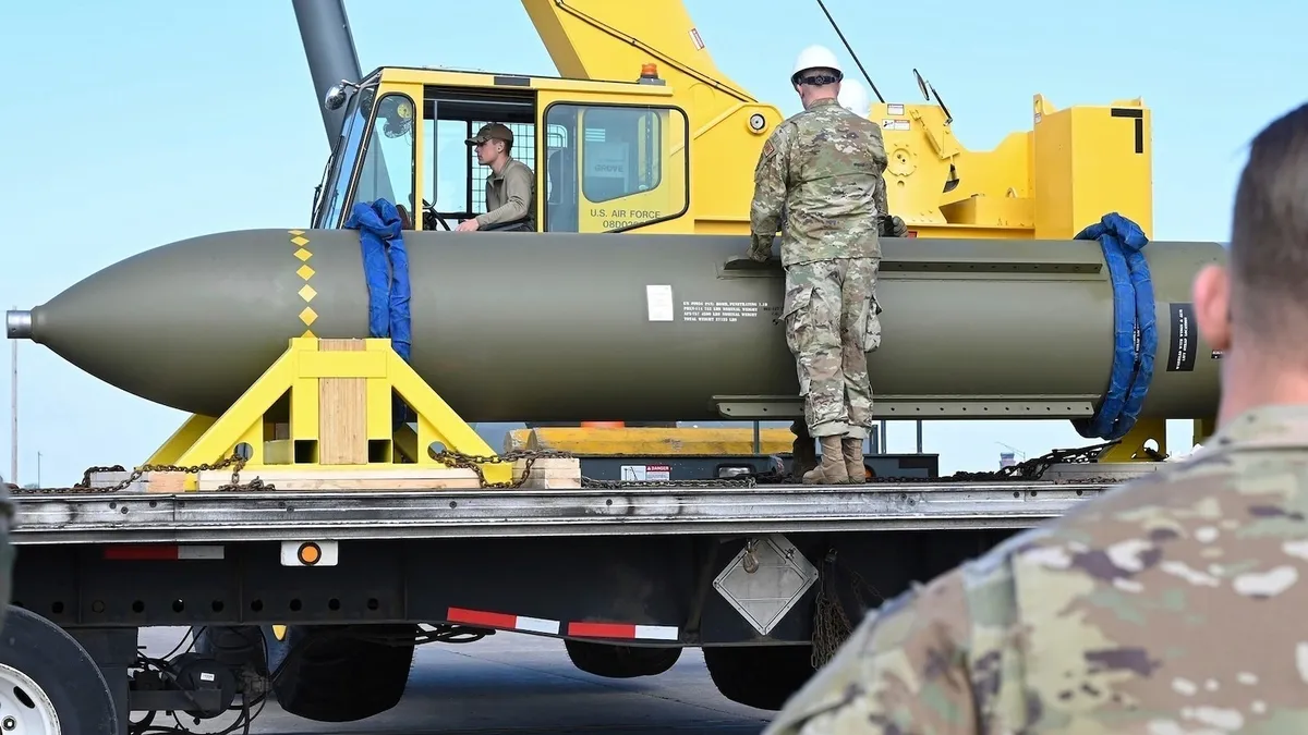 U.S. May Deploy Massive 'Bunker Buster' Bomb Against Iran's Nuclear Program