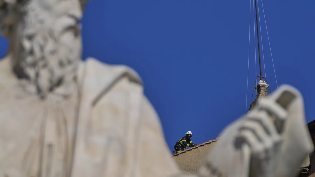 Vatican Prepares for Papal Conclave: Chimney Installed at Sistine Chapel