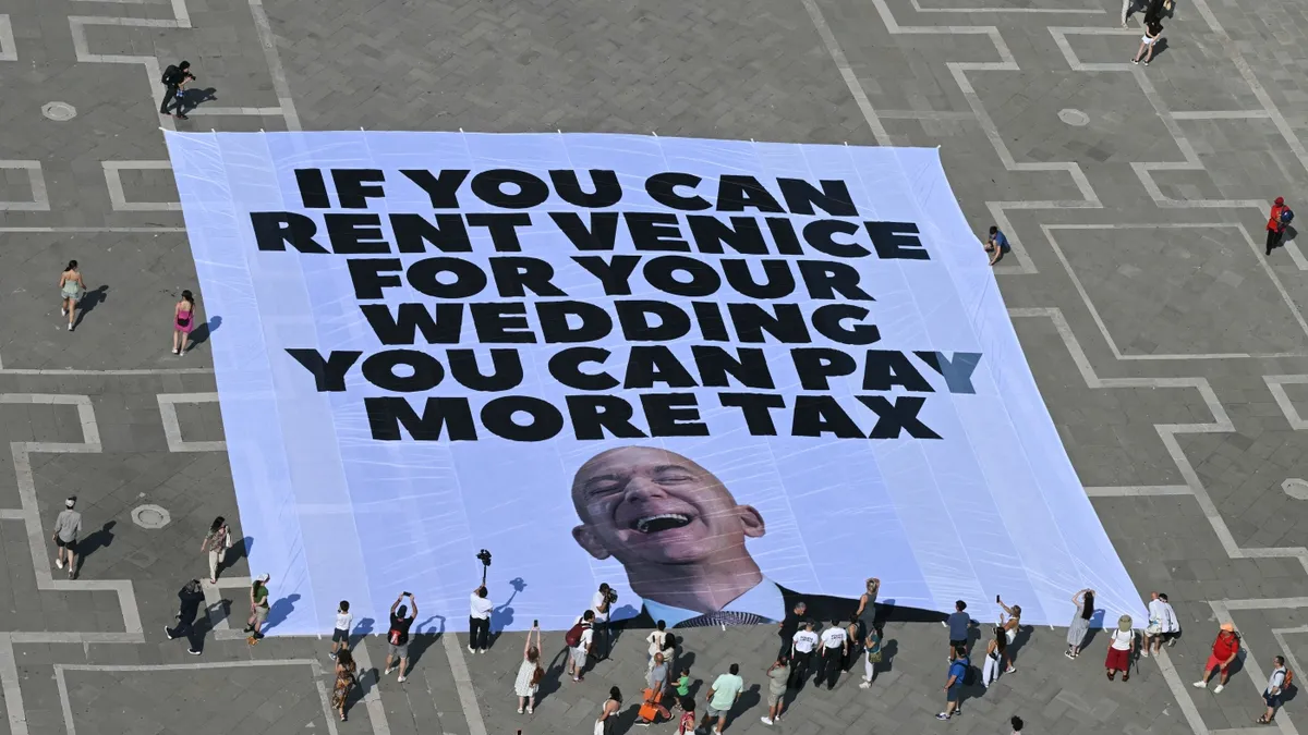Venice Protests Against Jeff Bezos' Lavish Wedding: Local Activists Speak Out