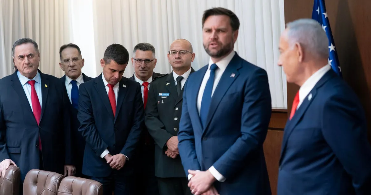 Vice President JD Vance Slams Israeli Parliament's Annexation Vote as Political Stunt