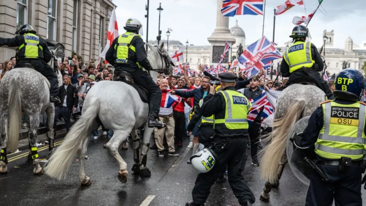 Violence Erupts as Far-Right Anti-Immigration Protests Rock London