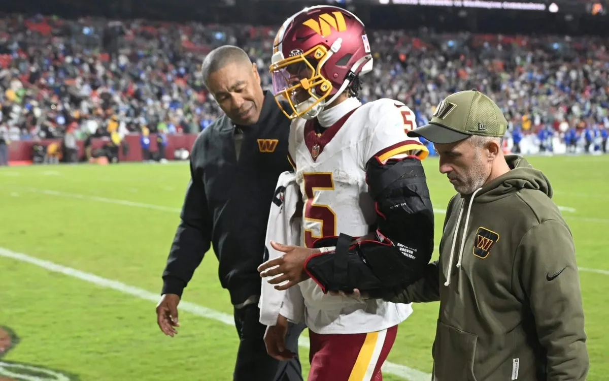 Washington Commanders Get Good News on Jayden Daniels' Injury