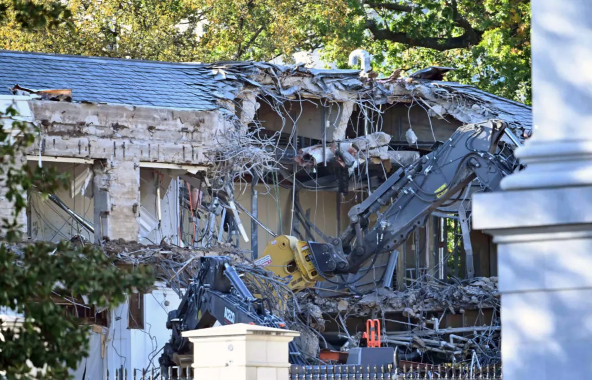 White House Begins Controversial Demolition for Trump's $250 Million Ballroom