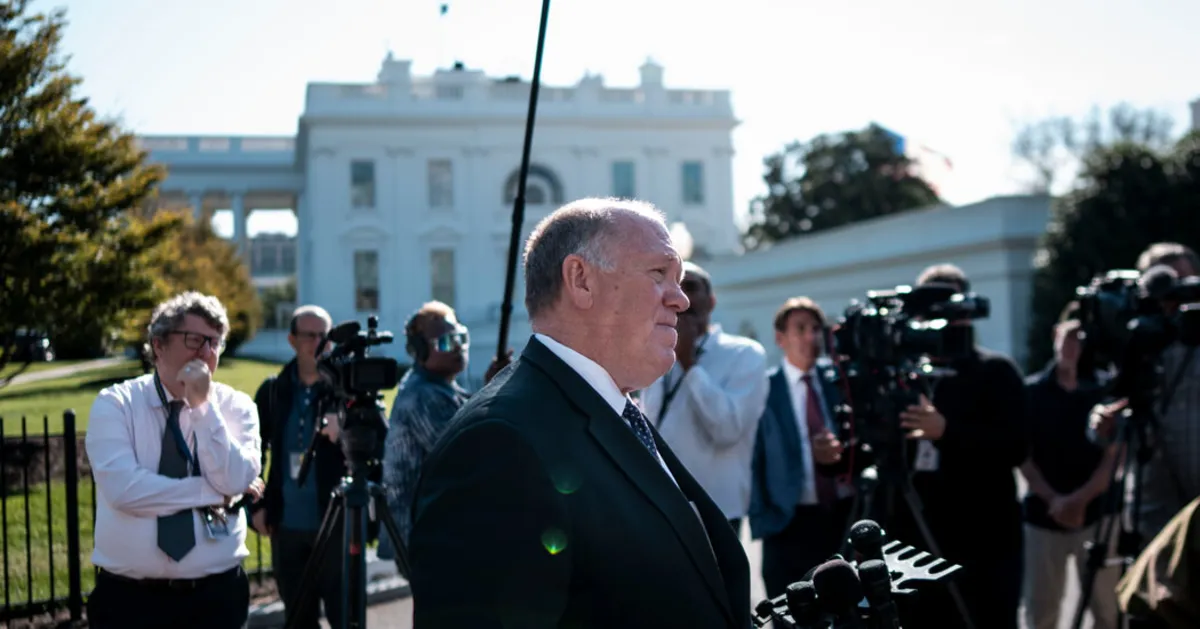 White House Denies Allegations Against Border Czar Tom Homan Amid FBI Investigation