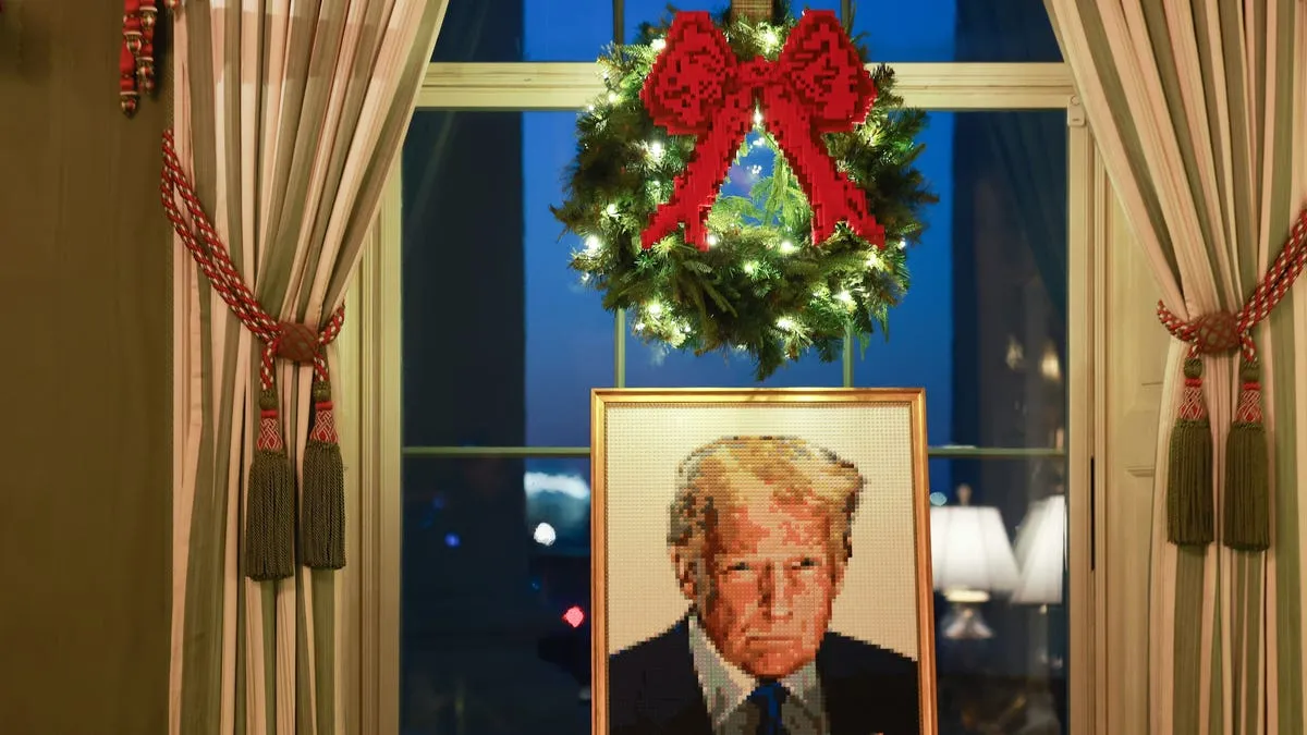 White House Unveils Stunning Christmas Decorations Honoring American Heritage