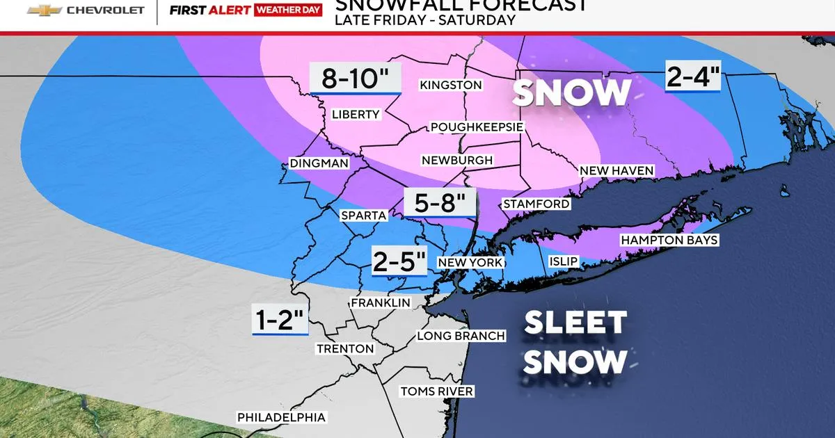 Winter Storm Hits Northeast: Snow and Ice Blanket New York, New Jersey, and Connecticut